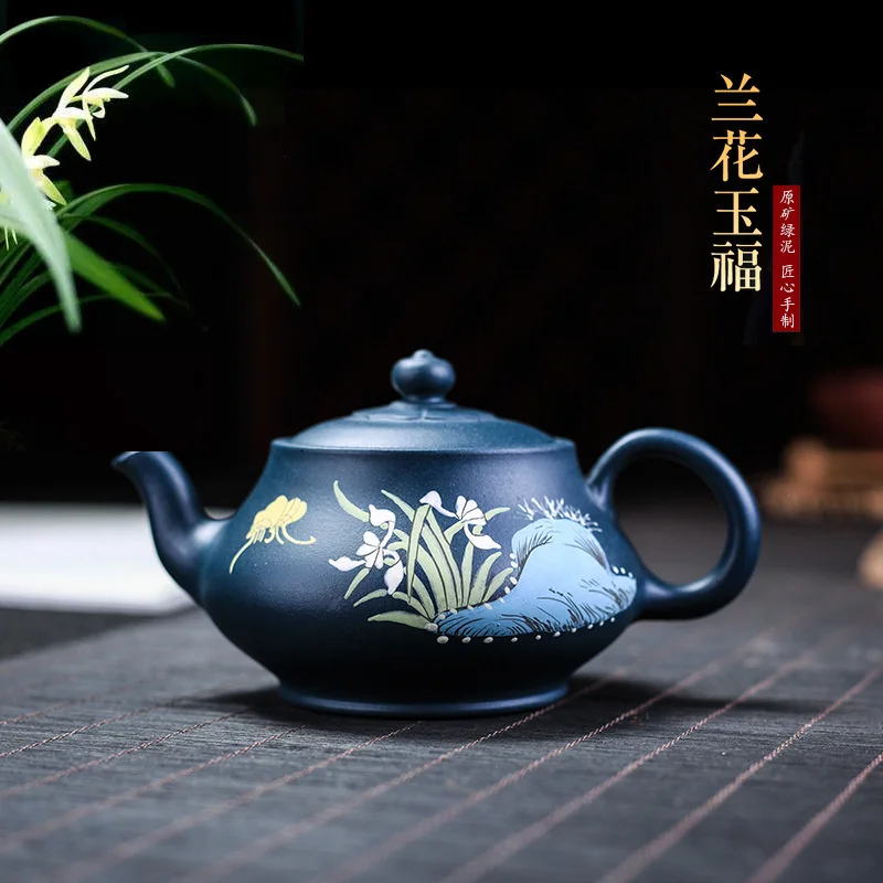 

Yixing сырая Шахта Tianqing грязь знаменитый фиолетовый песок горшок ручной работы Орхидея Yufu чайник чайный горшок