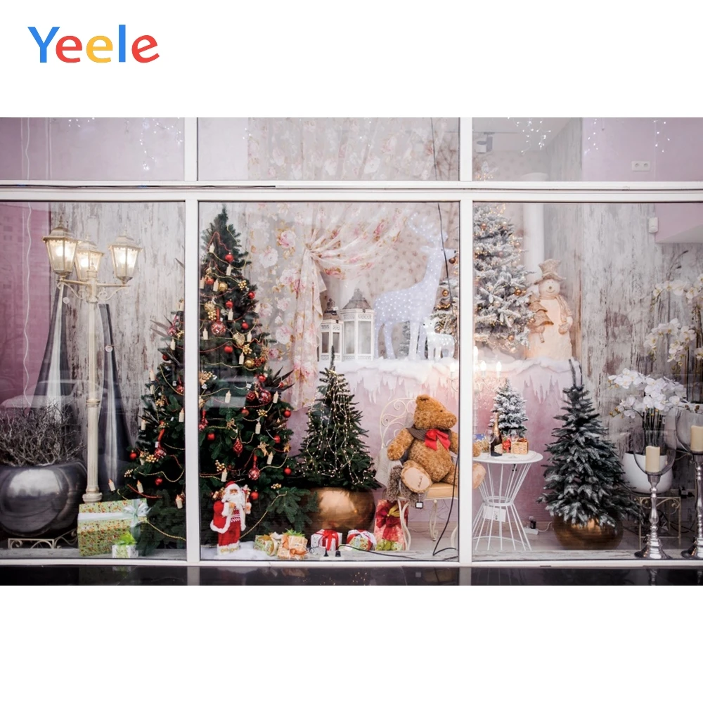 

Рождественская елка зимняя детская комната домашнее окно портрет интерьер игрушка кукла Виниловый фон для фотостудии