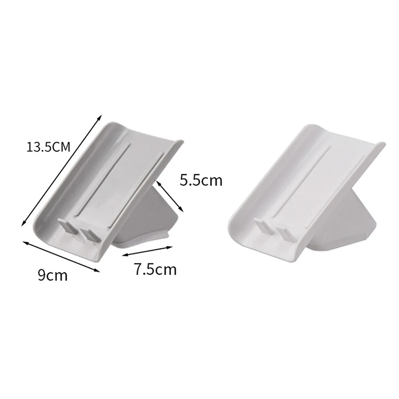 

Creative Vertical Geometric Soap Holder Bathroom Non-slip Drain Soap Tray Soap Dish Bathroom Accessories