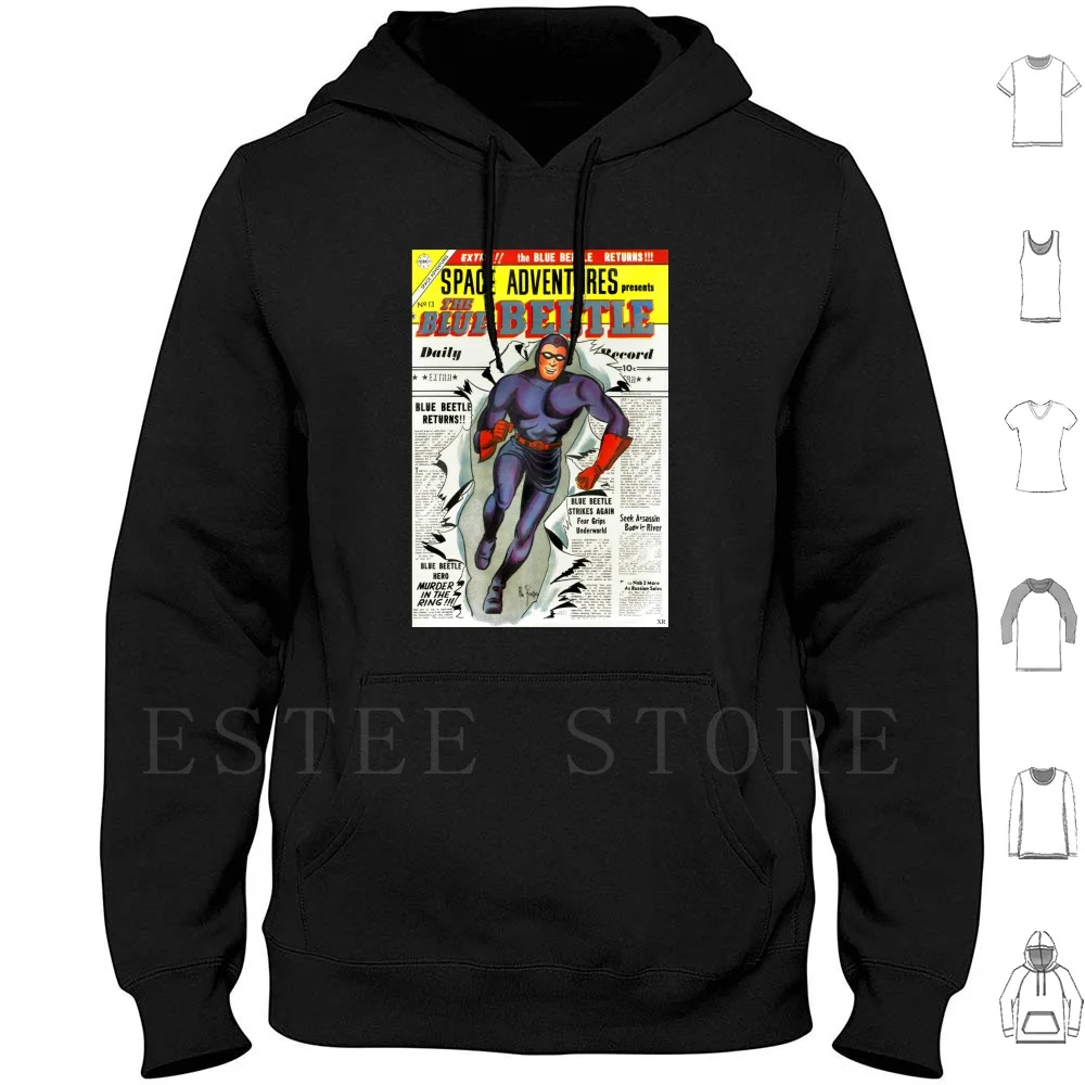 

Винтажный синий жук, комикс, книга с длинным рукавом, винтажный синий жук, комикс, супергерой, супер мощности