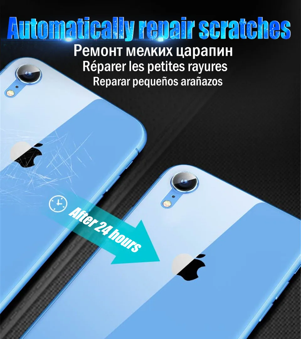 Изогнутая Гидрогелевая пленка с полным покрытием для iPhone 11 pro XR X XS MAX защитная