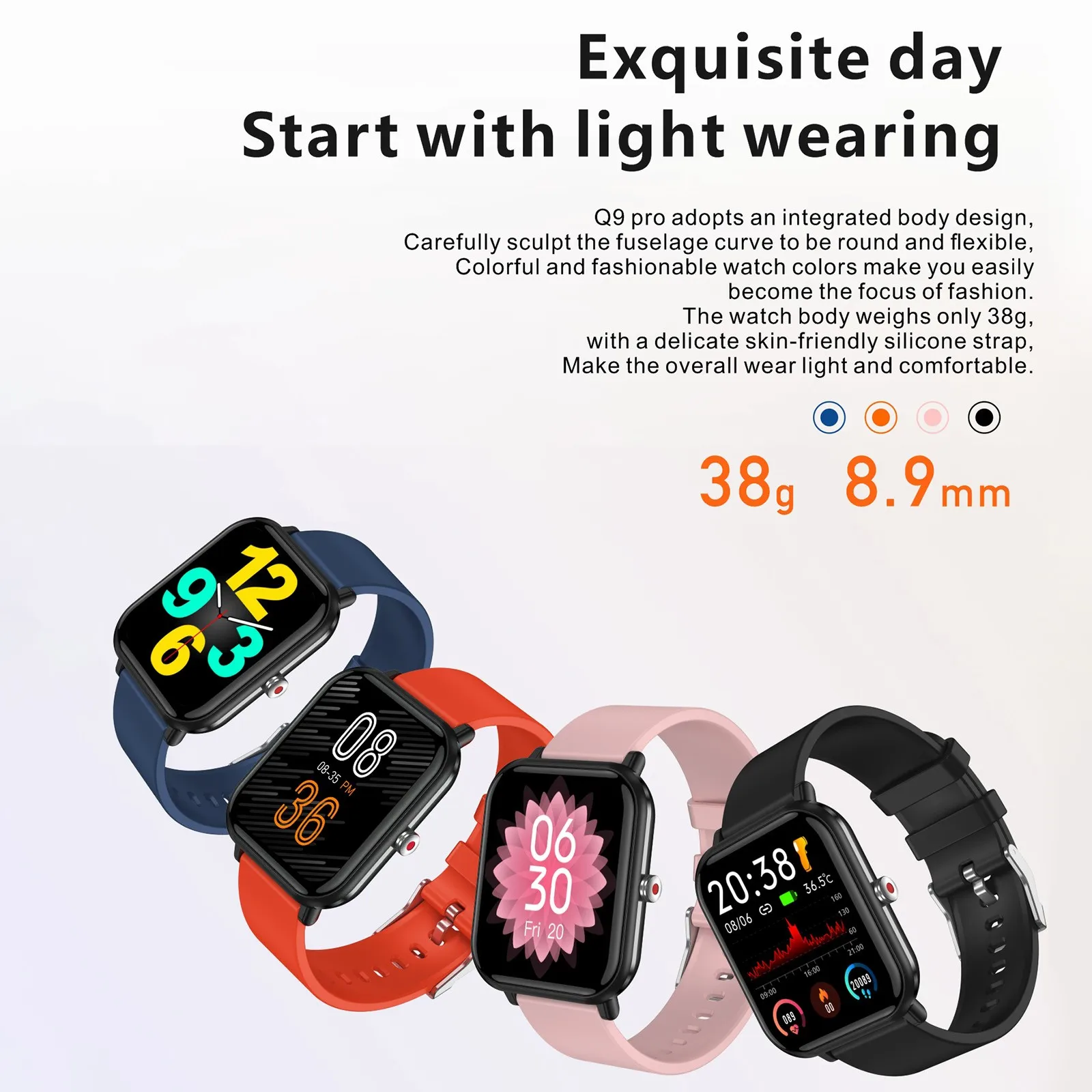 Напоминание о входящем вызове P25 таймер обнаружения сна спортивные часы S-mart 1