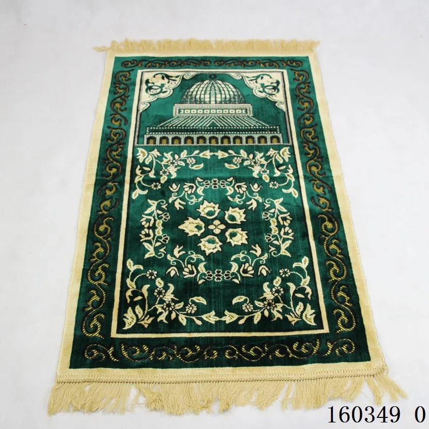 New 70*110cm Islamic Muslim Prayer Mat Salat Musallah Thickened Prayer Rug Tapis Carpet Tapete Banheiro Islamic Praying Mat GY27