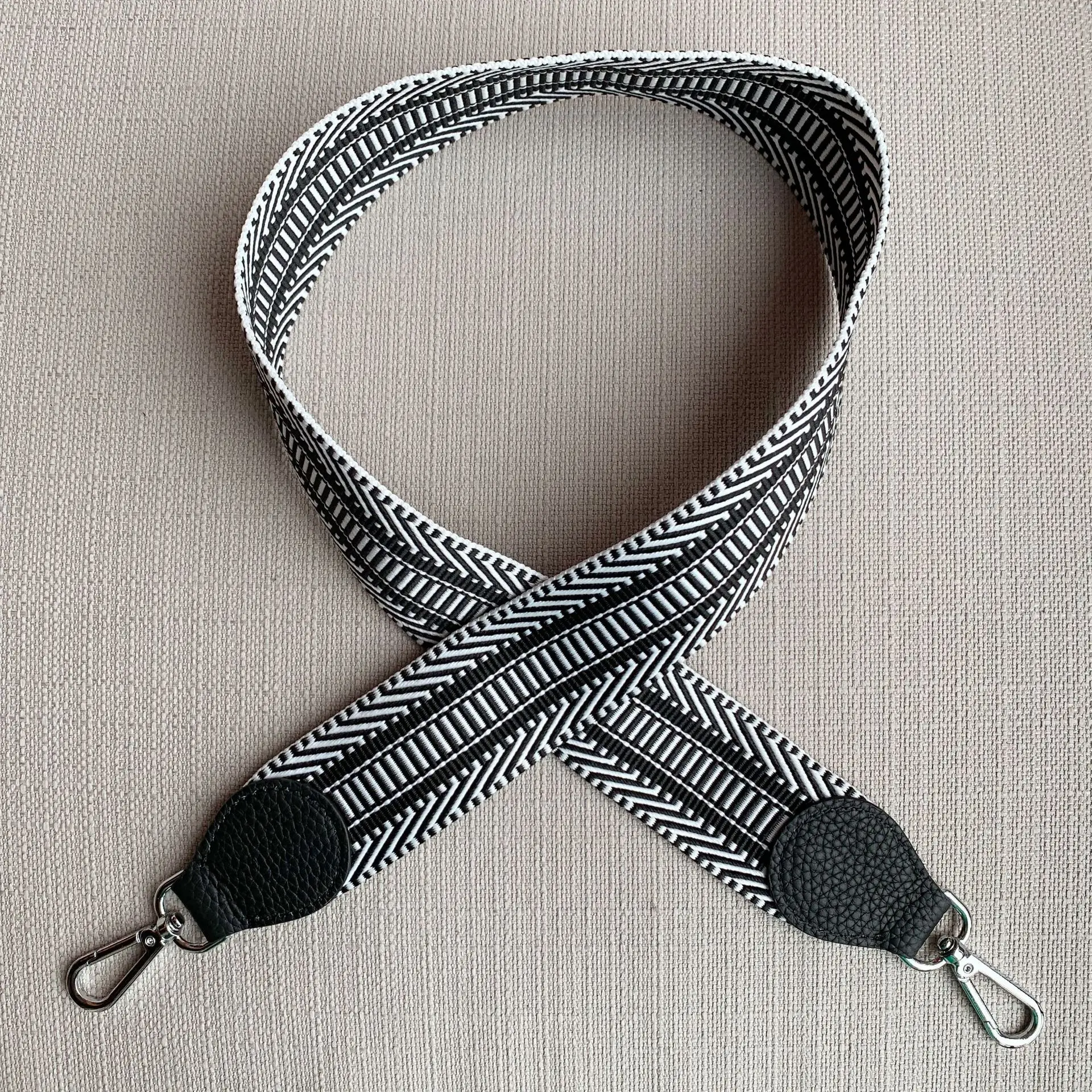 Вязаный широкий ремешок для сумок кожаная модная сумка аксессуар ремня через