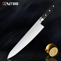 xituo 11 inch chef knife top quality 4cr13 stainless steel kitchen knives vegetable slicing cutting meat slicer gyuto knives
