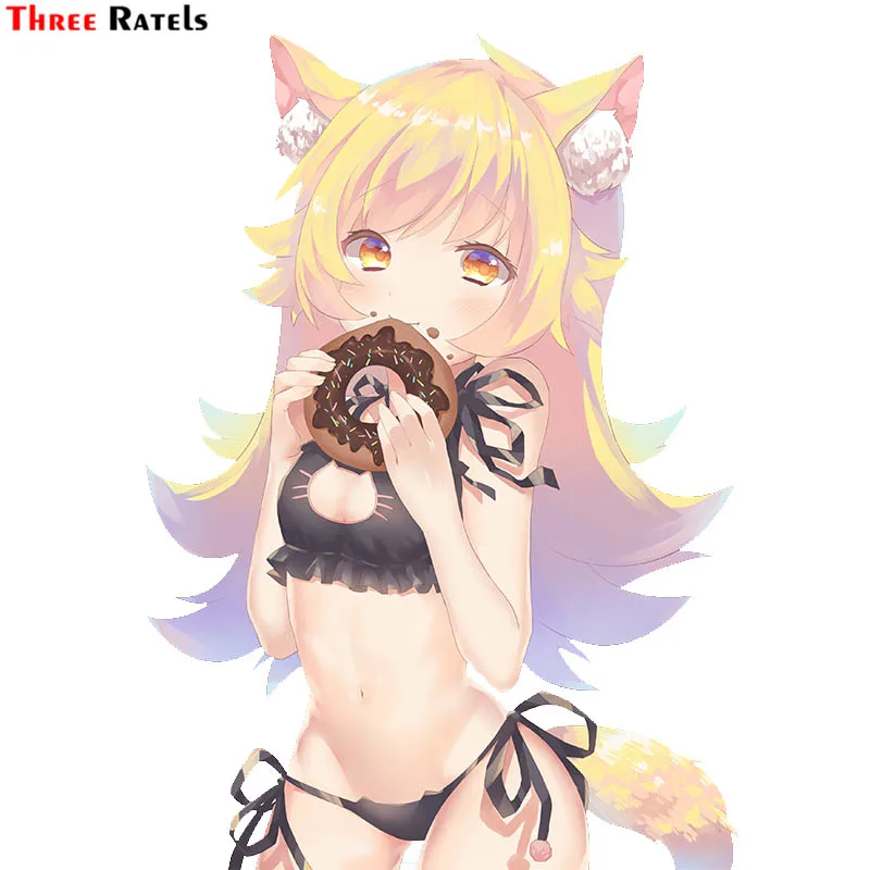 Три Ratels F3 Oshino Shinobu Милая аниме девушка для Monogatari Автомобильная Наклейка