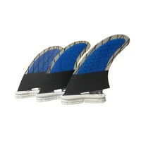 new style double tabs 2 fins l size surfboard honeycomb carbon fiberglass fins blue double tabs 2 hot sell fin quilhas upsurf