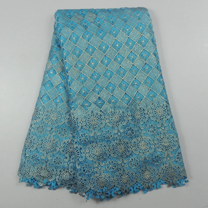 

Золотистые гипюровые шнурки высокого качества KAKATEX, африканская кружевная ткань для свадебного платья