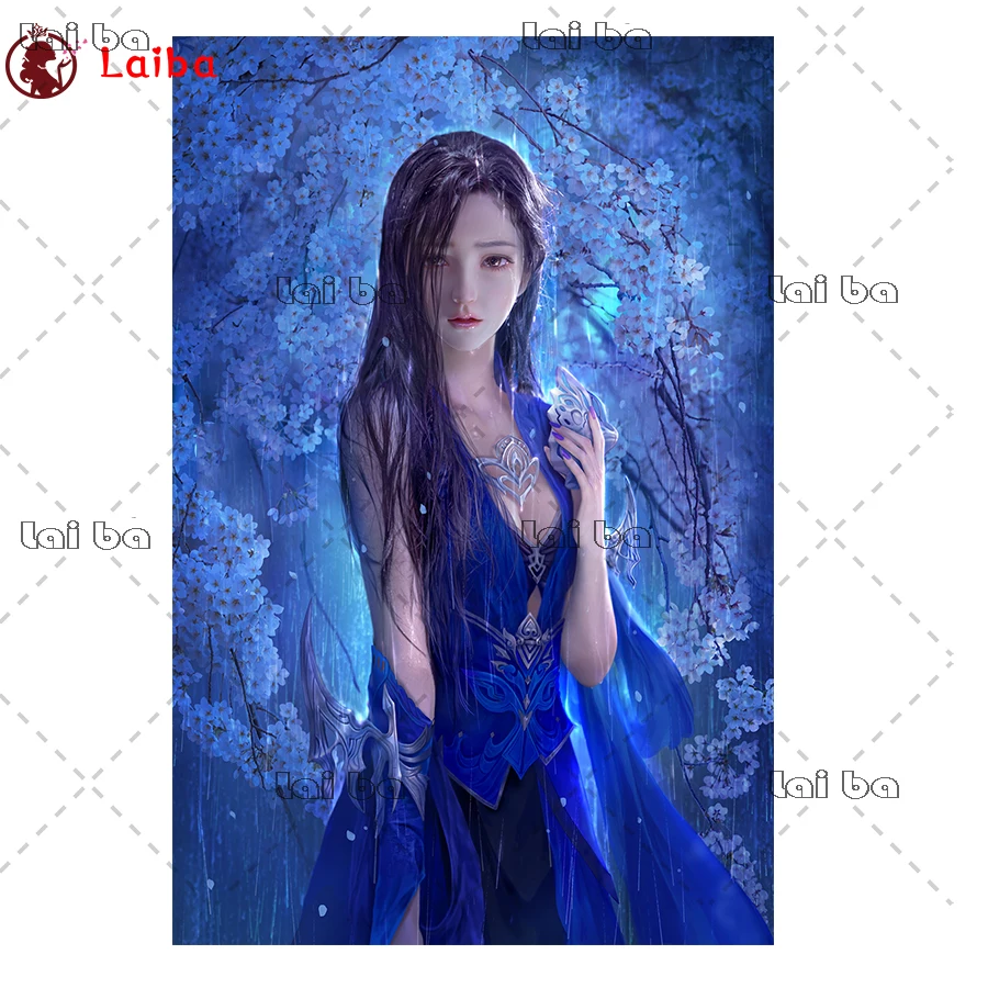 

5D DIY Diamond Painting Oriental art, Japanese beauty cross stitch full square/round diamond embroidery mosaic painting