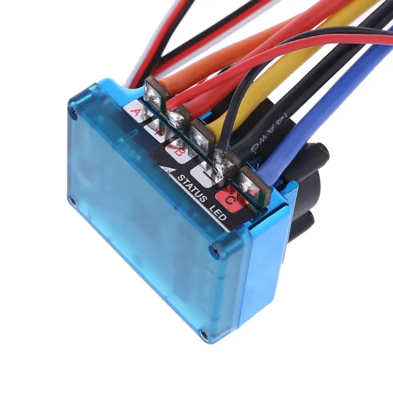 120A водонепроницаемый Сенсорный Бесщеточный Регулятор скорости ESC для RC автомобиль грузовик гусеничный R7RB