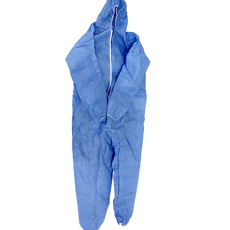 

5pcs/lot Unisex Disposable Medical Non Woven Isolation Gown Coverall Suit Type Laboratory Hospital Dustproof Safety Clothing