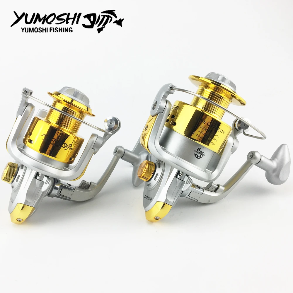 

1000-7000 12BB 5.5:1 Spinning Fishing Reel Fly Wheel For Fresh/Salt Water Sea Fishing Spinning Reel Carp Fishing