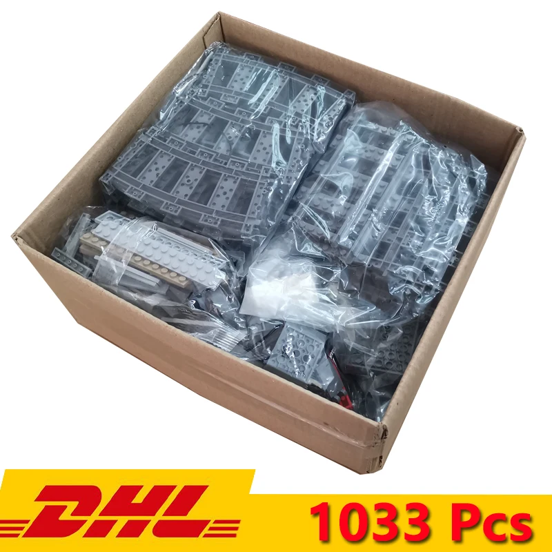 

City Street View Series Motor Electric High Speed Remote Control Rail Cargo Trains Building Blocks 60098 02009 82009