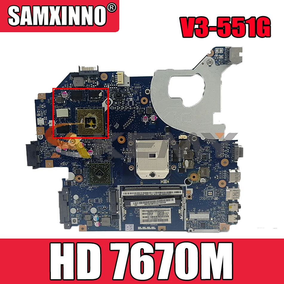 AKEMY NBC1811001 Q5WV8 LA-8331P материнская плата для ноутбука Acer ASPIRE V3-551G V3-551 Материнская DDR3 HD
