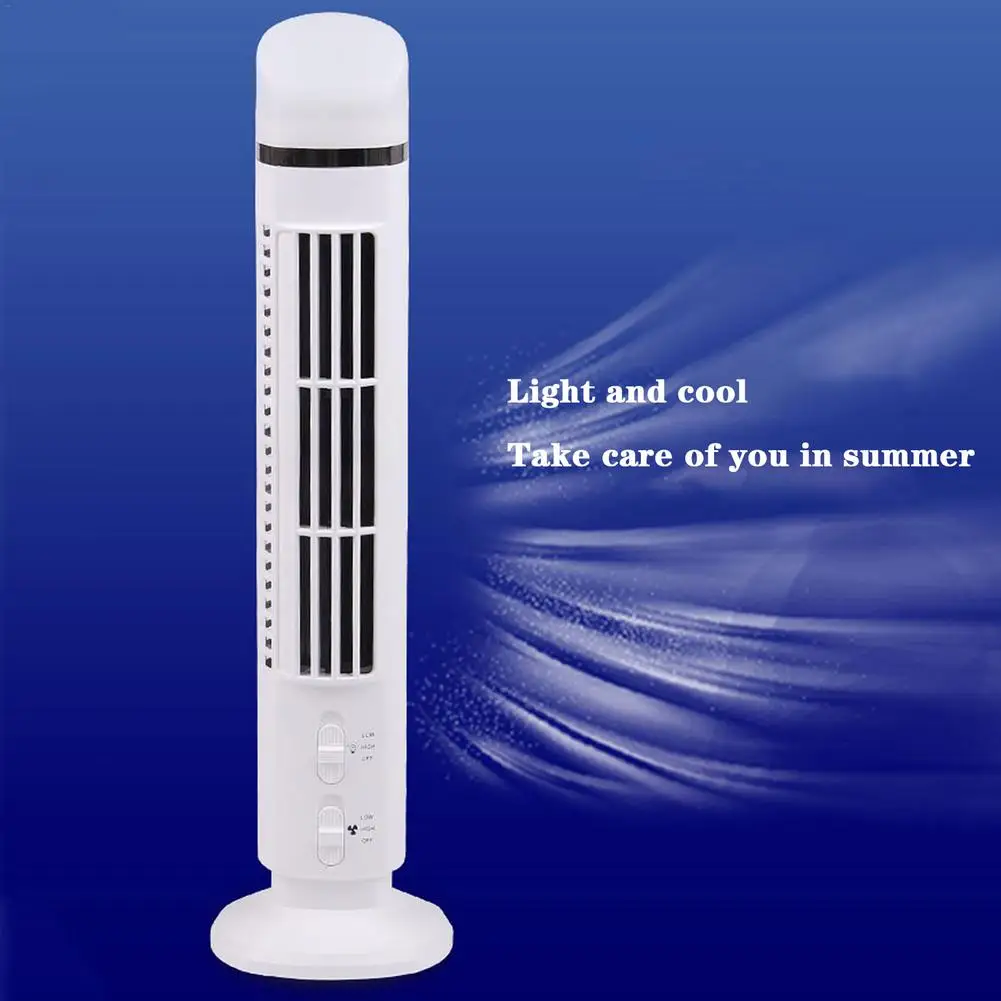 

Multifunction USB Tower bladeless fan Desktop Air Conditioner Mini With light Water Cooling Fan home bedroom silent office