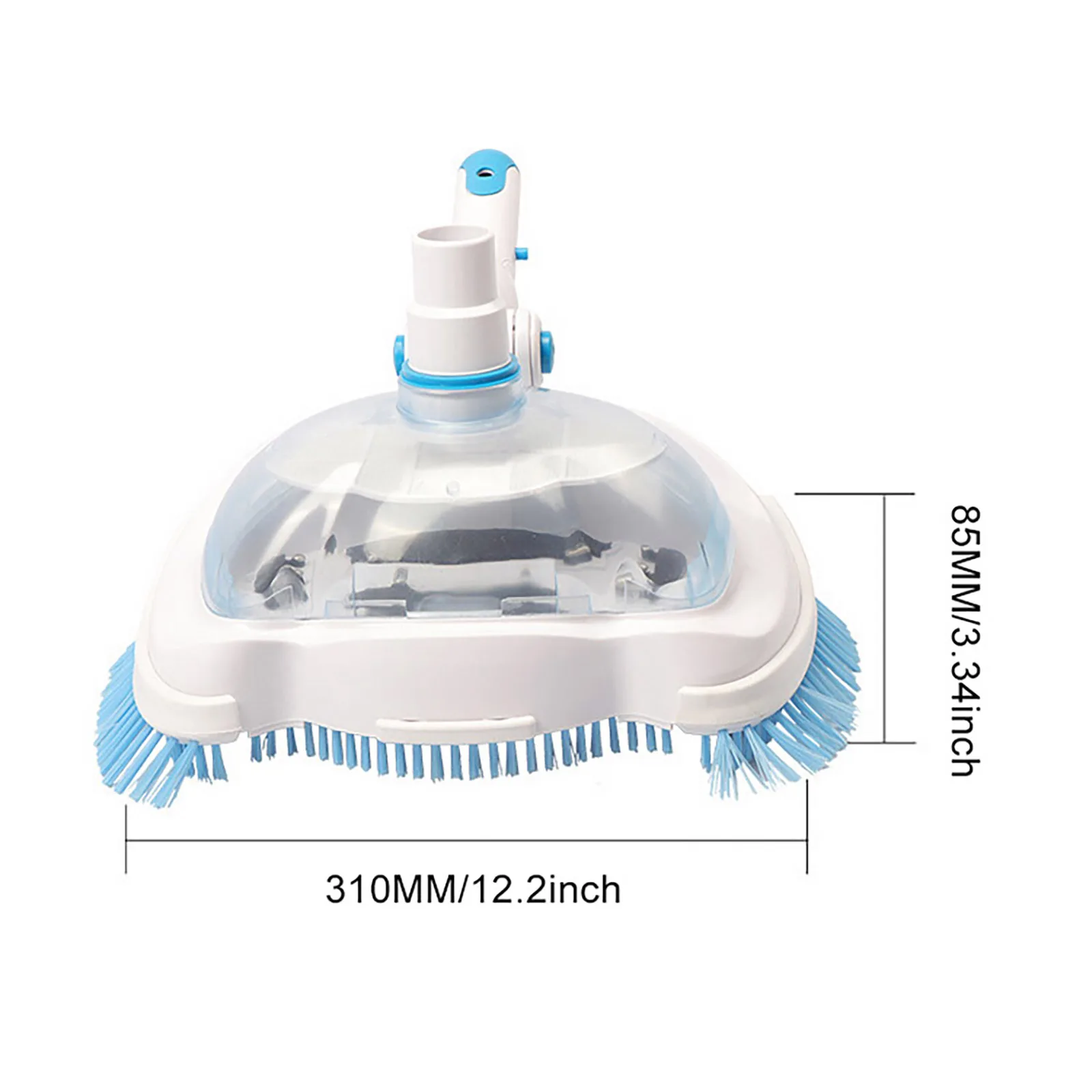 

Pool Leaf Vacuum Head Transparent Leaf Sucker Cleaner For Inground/Above Ground Swimming Pools Pond Waterfall SPA