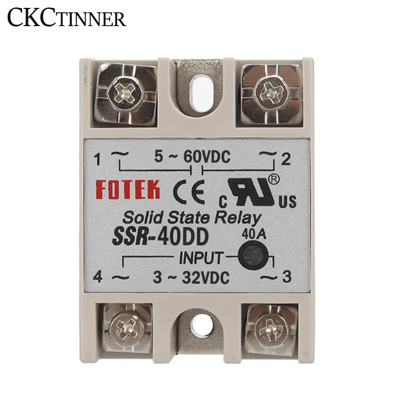 

Однофазное твердотельное реле CKCTINNER SSR 10A/25A/40A