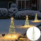 Новая Рождественская елка, дневные звезды, светодиодный солнечный наземный светильник, уличная лампа на солнечной энергии, Москитная Катушка, солнечные лампы