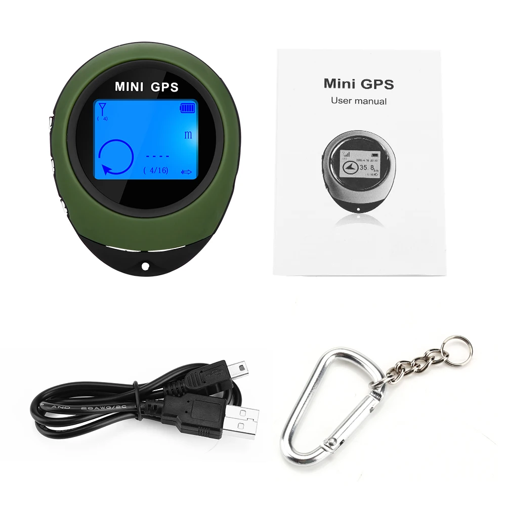 Перезаряжаемый мини gps навигационный локатор gps приемник Анти-потеря водонепроницаемый портативный gps электронный компас для путешествий на открытом воздухе