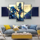 Модульные картины Kingdom Hearts, 5 панелей, холст, Современная Настенная живопись, Постер, японский принт, холст, картина, Рамочное украшение