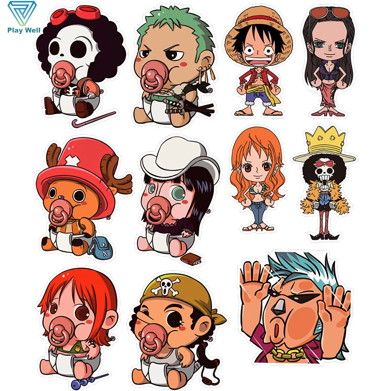 28 шт. аниме мультяшный цельный стикер для телефона наклейка скейтборда Рисунок