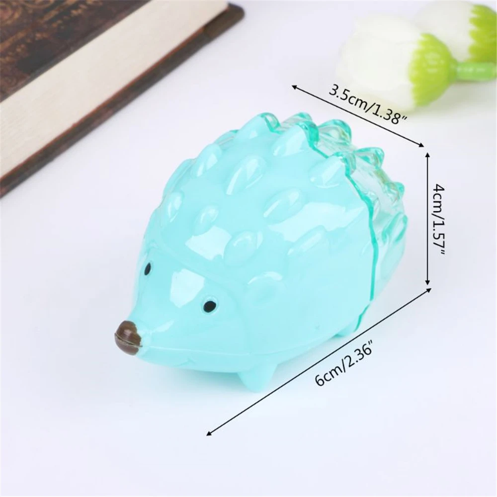 2 шт. точилка для карандашей в виде ежика мультфильмы студентов разноцветные