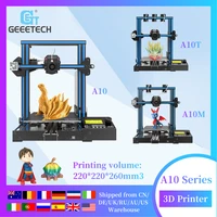 geeetech a10 a10m a10t mix color 3d printer support atuo leveling 3d wifi integrated building baselarge print size 220220260