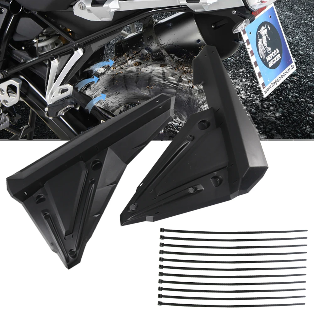 

For BMW R1200GS R1250GS LC Adventure Rear Wheel Mudsling Inner Fender Mudguard Extension Splash Guard pillion footrest holder