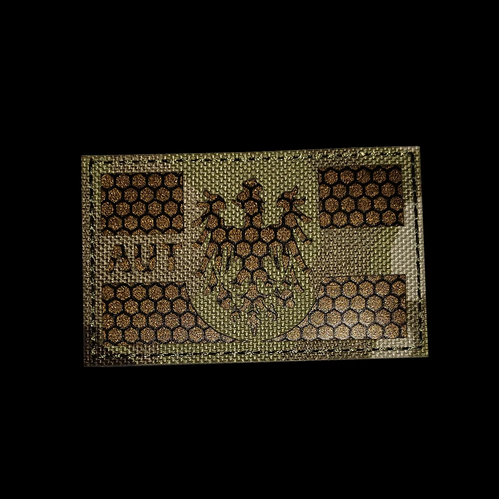 Нашивка с австрийским флагом вышитые ИК-нашивки для украшения одежды