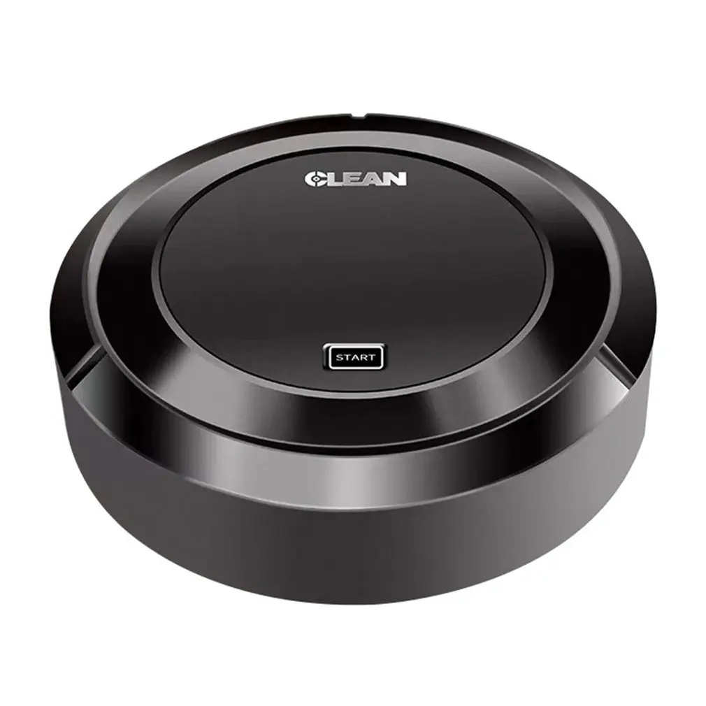 

Smart Vacuum Cleaner Robot With Strong Suction Super Quiet Design Ultra-Slim Body Touch Switch Lcd Display USB Rechargeable