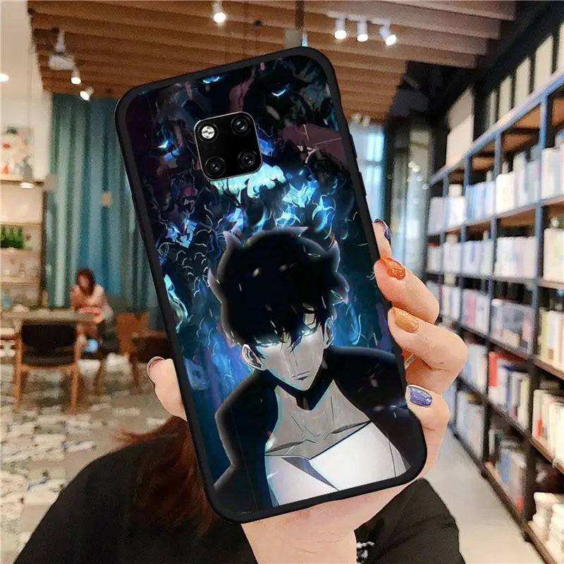 

Anime solo leveling Cool dark style Phone Case For Huawei Mate 9 10 20 Pro lite 20x nova 3e P10 plus P20 Pro Honor10 lite