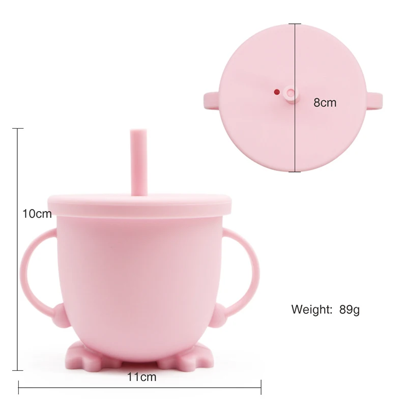 

Maternal And Child Supplies Baby Children Silicone Penguin Shape Anti-Drop Learning Drinking Cup