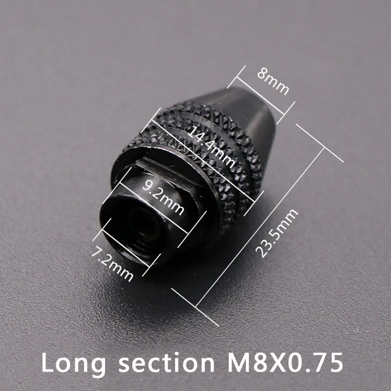 

1pcs 0.3-3.2mm Mini Multi Keyless Drill Chuck For Rotary Tools M8X0.75 Quick Change Three-Jaw Drill Chuck