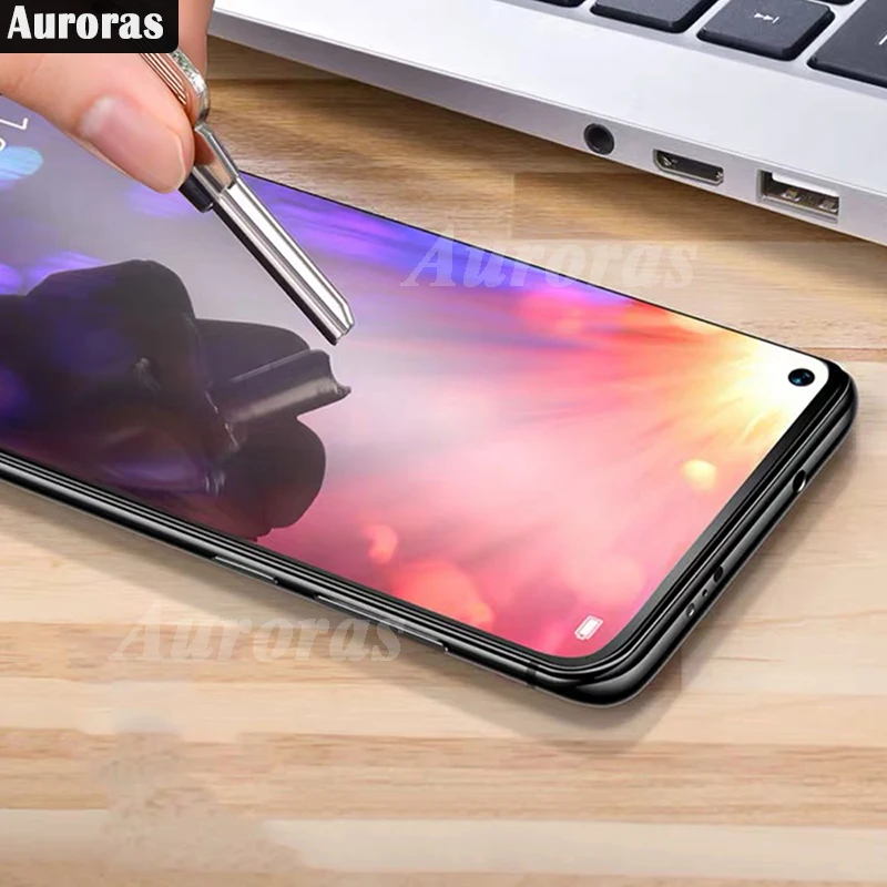 Защитная пленка для экрана Auroras Reno 5A из закаленного стекла Reno5 A 9D полноэкранная |