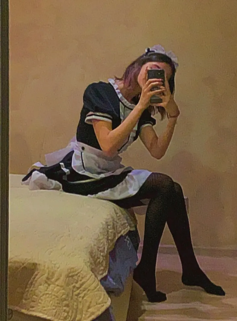 m 5xl plus size arpon maid lace mini dress cute lolita halloween costume girls kawaii anime outfit cotton short sleeve for women free global shipping