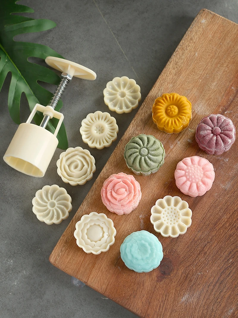 14 шт./компл. форма для выпечки в виде Луны ручное давление круглые квадратные