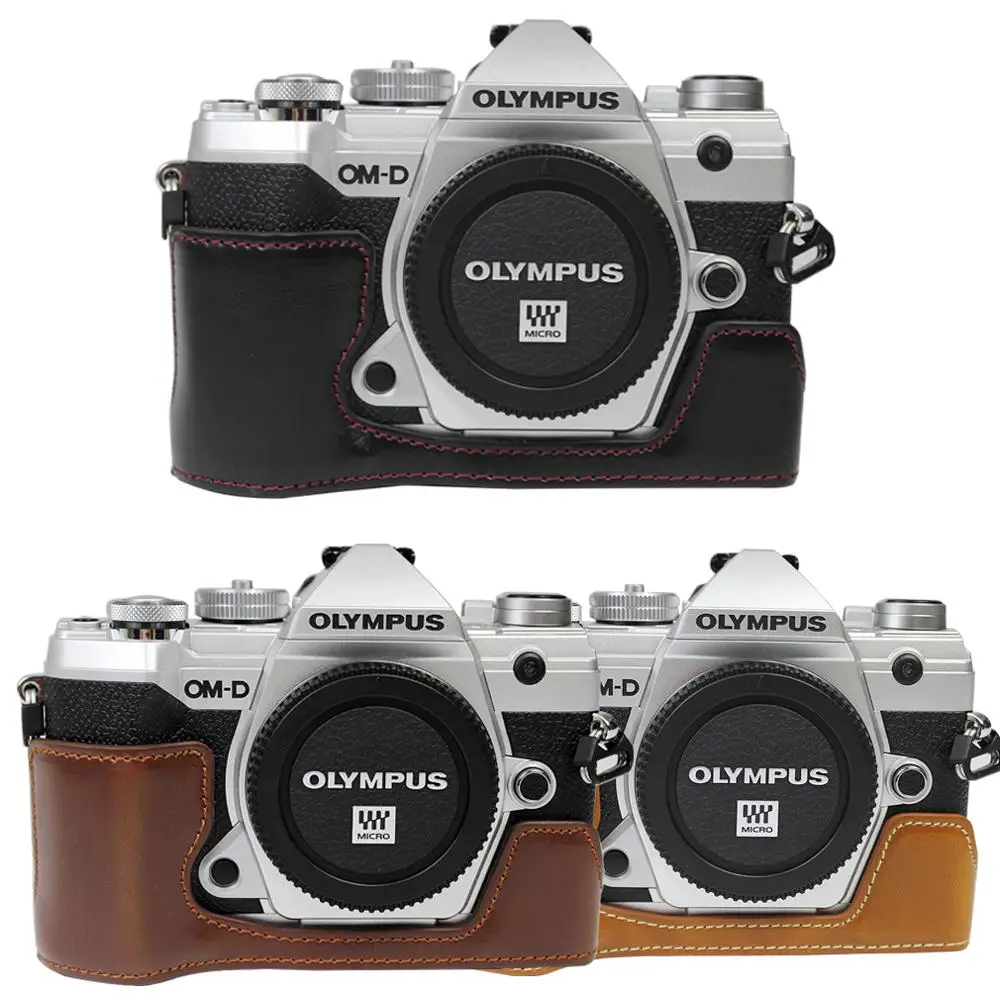 Задняя крышка для Olympus OMD EM5 III из искусственной кожи Mark MK3 | Электроника