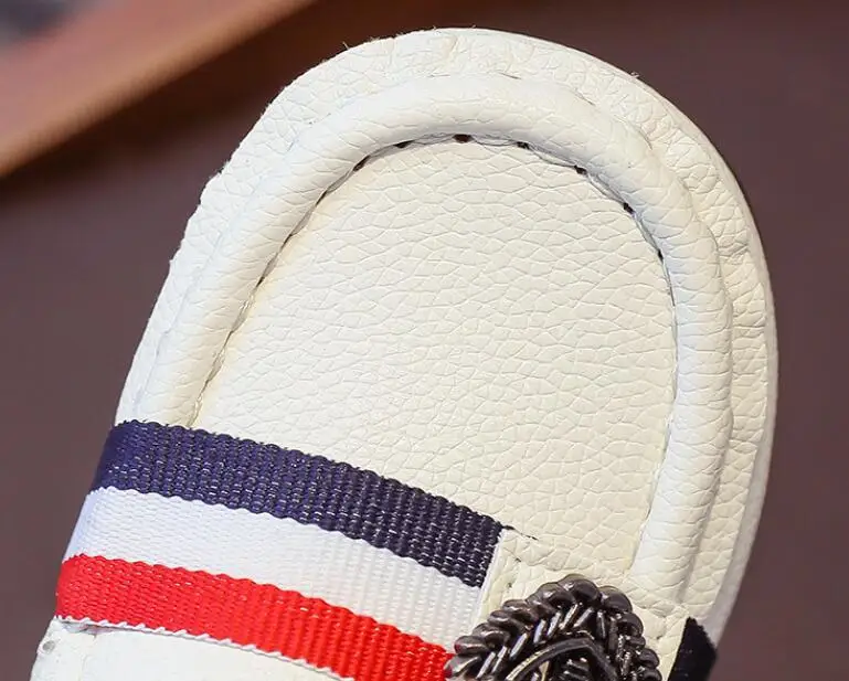 Children Shoes For Boys Loafers Sneakers Baby Soft Kids Pu Leather Casual Toddler Girls Flats Slip-on Moccasin White | Детская одежда и