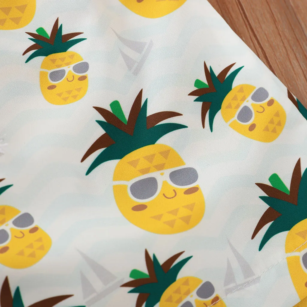 Детский купальник Летний Новый детский цветочный Повседневный эластичный пояс