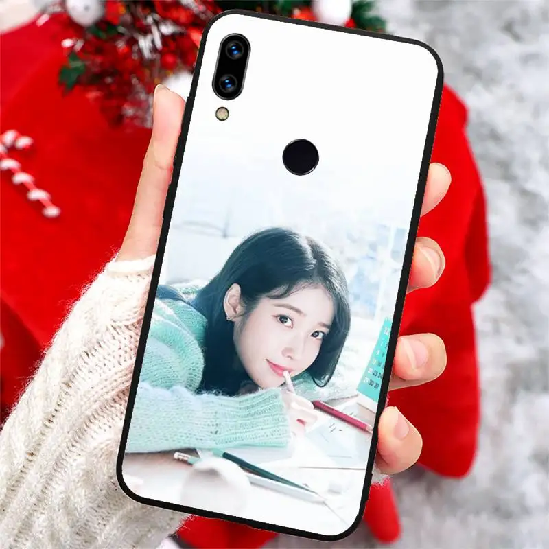 

IU Korean star Phone Case For Xiaomi Redmi note 7 8 9 t k30 max3 9 s 10 pro lite