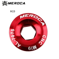 1 pcs 4 colors meroca crank cover screws m18m19m20 mtb chainwheel iamok bolt aluminum alloy