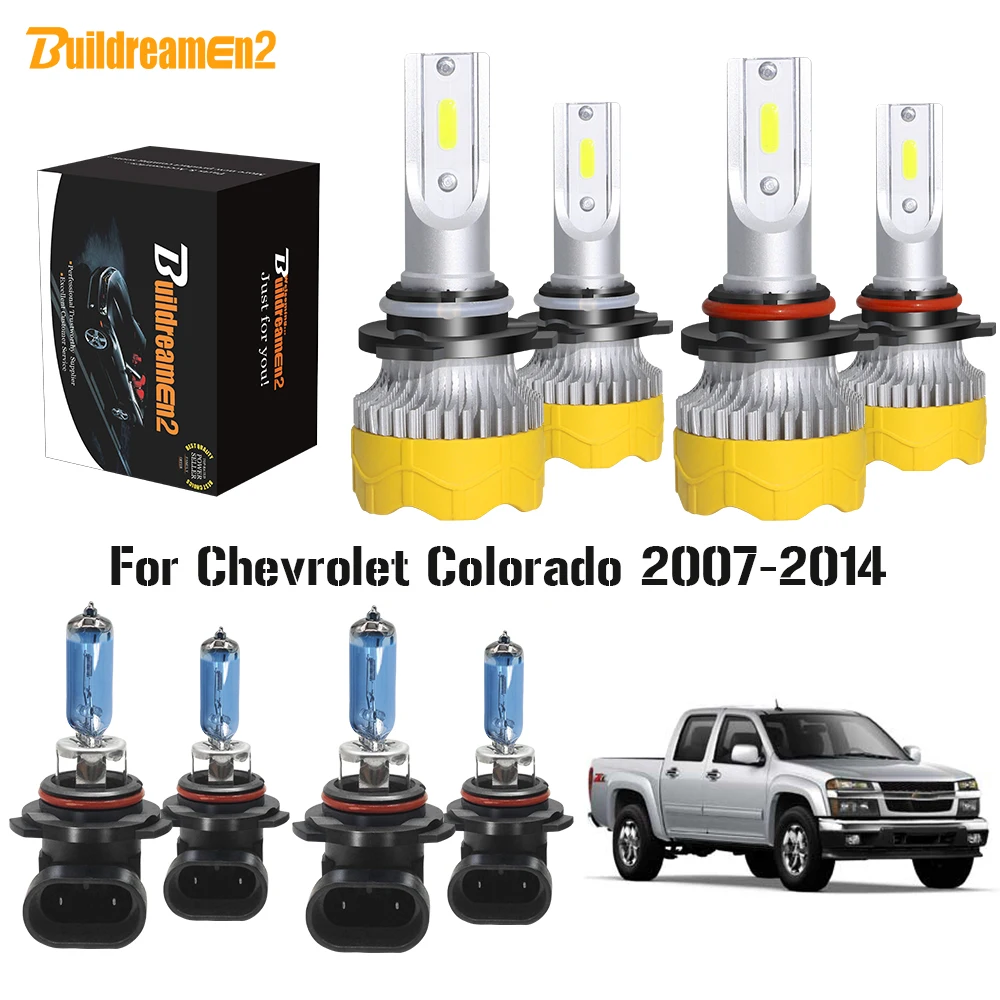 Buildreamen2 4 шт. автомобилей головной светильник Высокий Низкий Луч авто