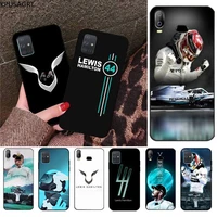 cool racing racer lewis hamilton 44 phone case capa for samsung galaxy a21s a01 a11 a31 a81 a10 a20e a30 a40 a50 a70 a80 a71 a51