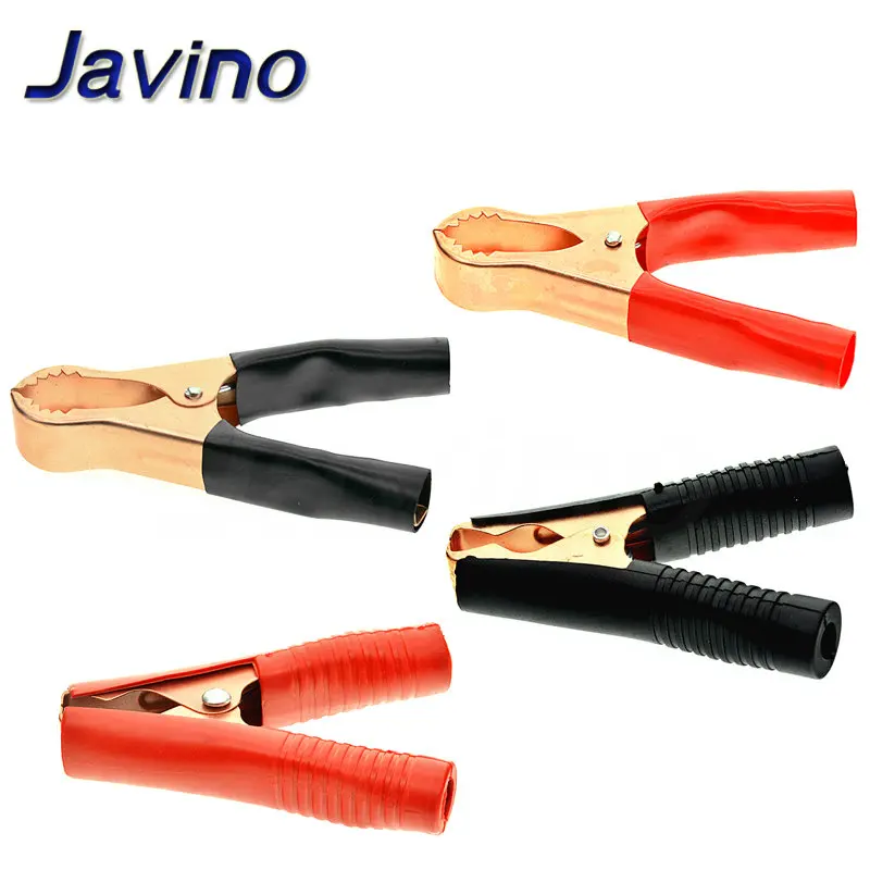 Alligator Clips Hot Car Battery Clamps Crocodile Clip 100A/50A Red Black Electrical connection battery terminals power test