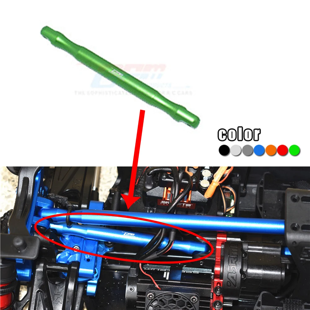 

GPM ARRMA 1/5 KRATON 8S ARA110002T1 металлический алюминиевый сплав, поддержка переднего корпуса, фиксированный каркас # ARA320550 + ARA320477