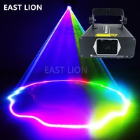 small 1 lens rgb laser light projector stage lighting effect disco ball mirror dmx512 gobo for dj party nightclub dance floor