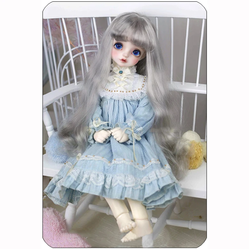 Bybrana искусственные мохеровые вьющиеся волосы 1/3 1/4 1/6 1/8 BJD кукольный парик |