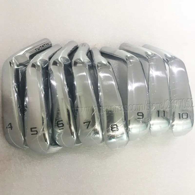 Golf Head Only Новые клюшки для гольфа HONMA TW747 Vx клюшки для гольфа 4-11 клюшек набор графитовых и стальных валов R или S Гольф Вал Cooyute - Цвет: Golf Head Only