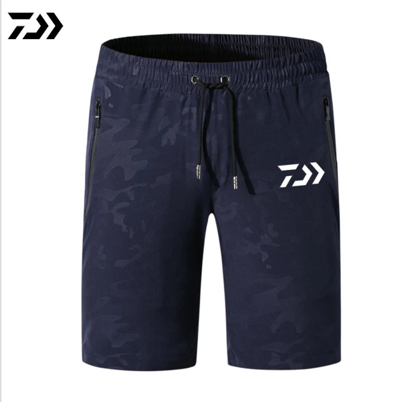 Daiwa, летние шорты для мужчин, Спортивная, дышащая, одежда для рыбалки, для бега, велоспорта, гольфа, рыбалки, шорты, быстросохнущие, одежда