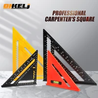 onkel j 712inch triangle angle protractor aluminum alloy speed square measuring ruler carpenter measuring tools